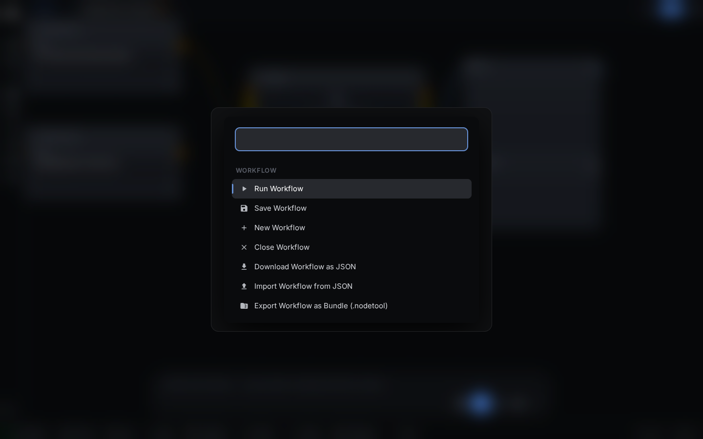 Command Menu