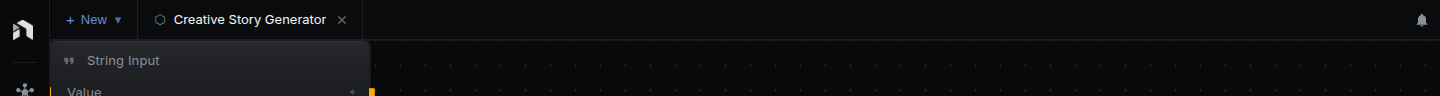Workspace tab bar