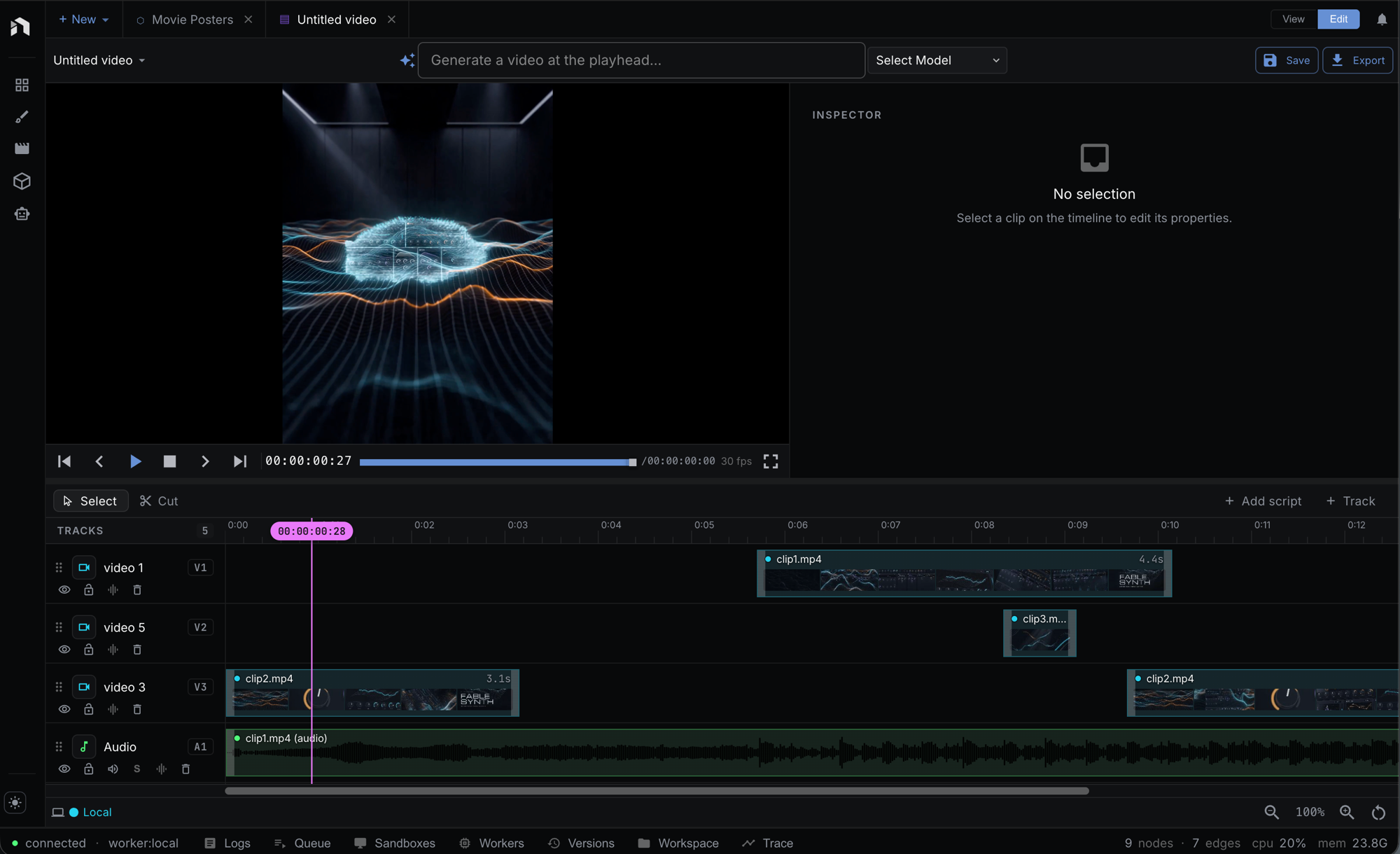 Video Editor — Timeline